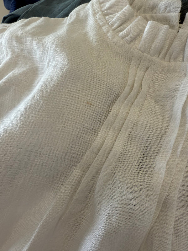 Jean romper 6-12 months (seconds) - Marlow and Mae