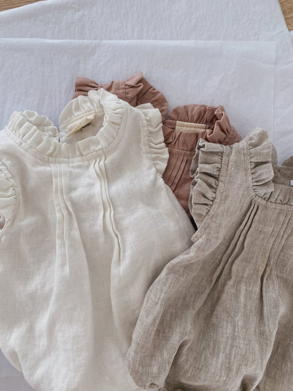 Summer Jean Romper - Marlow and Mae
