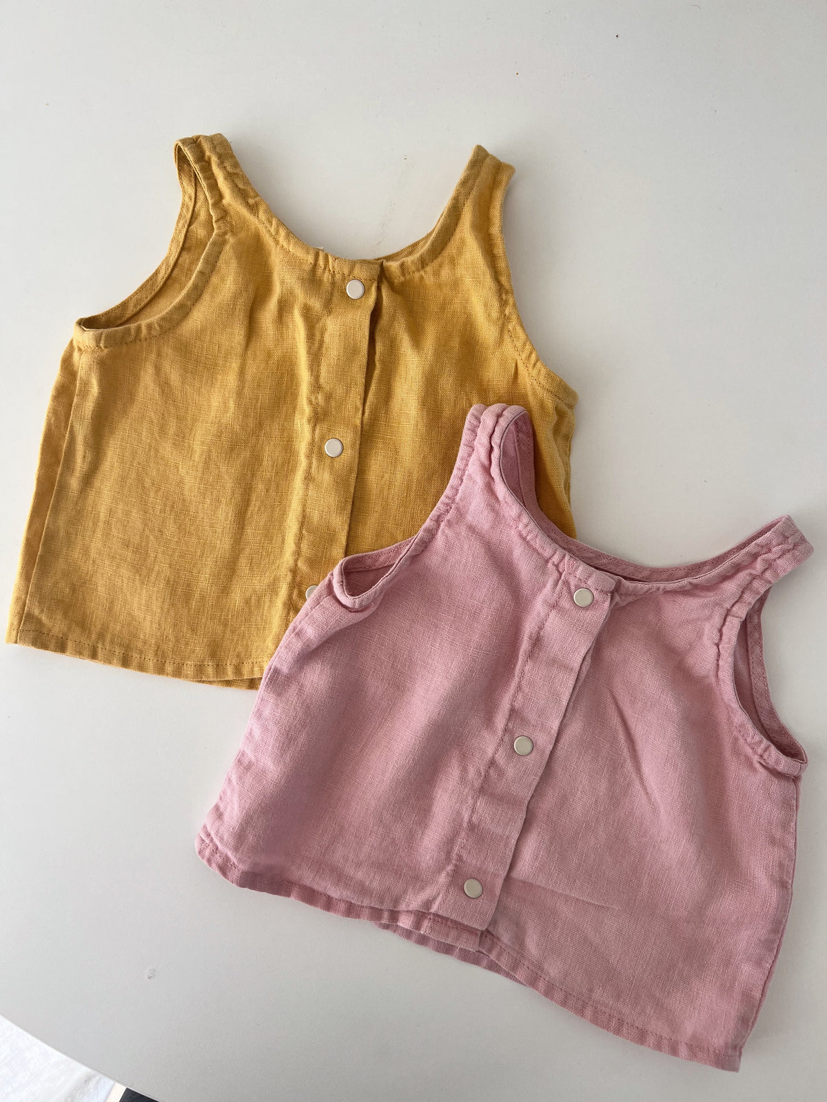 Linen singlet set size 1