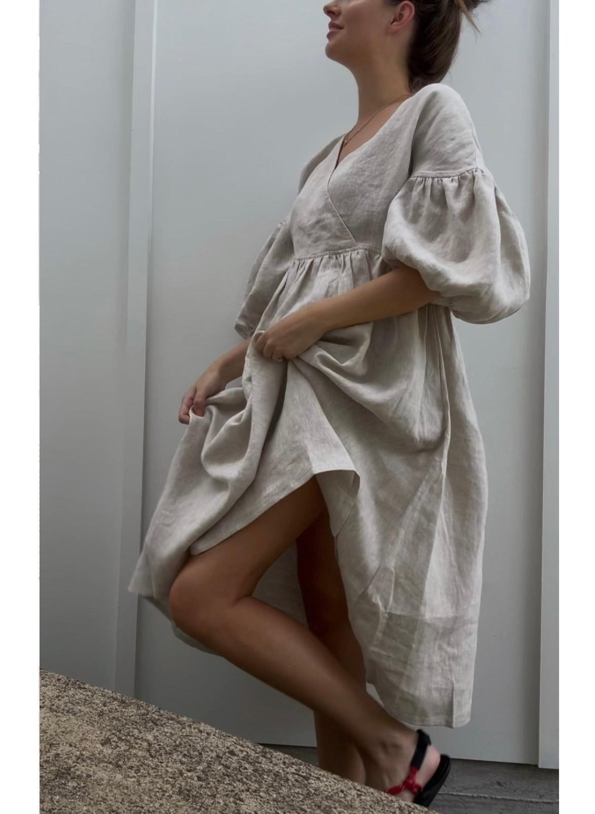 Harp dress midi