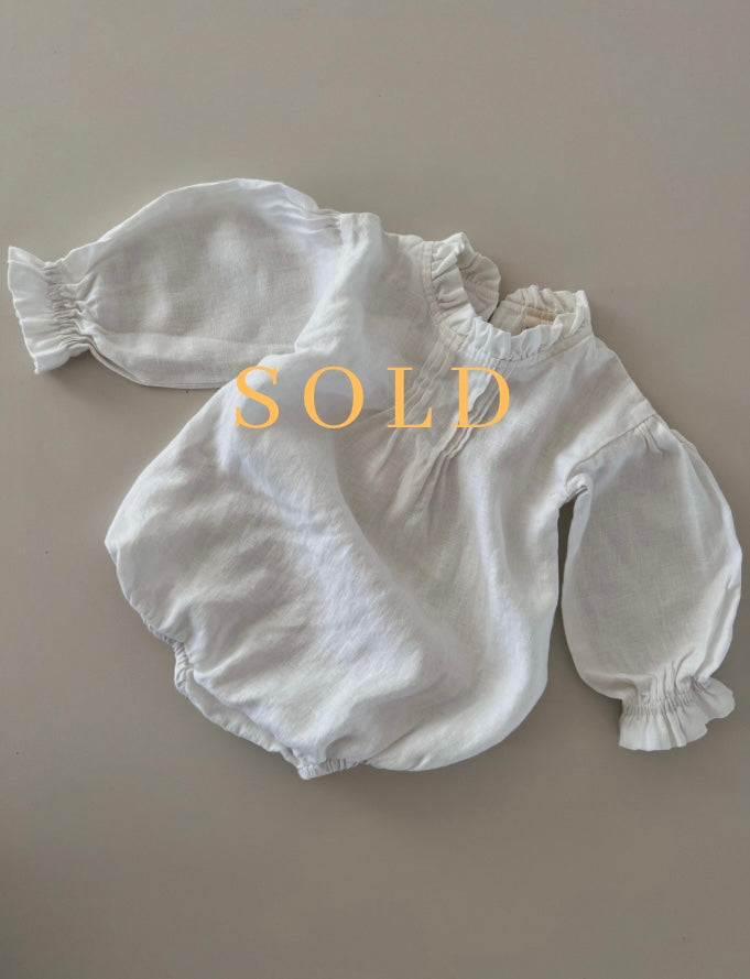 Jean romper size 1 (pre loved) - Marlow and Mae