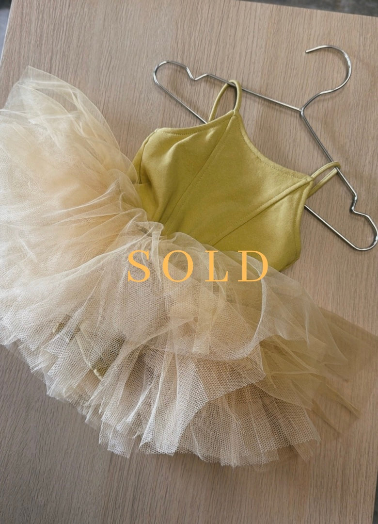 Gold tutu size 2 (pre loved)