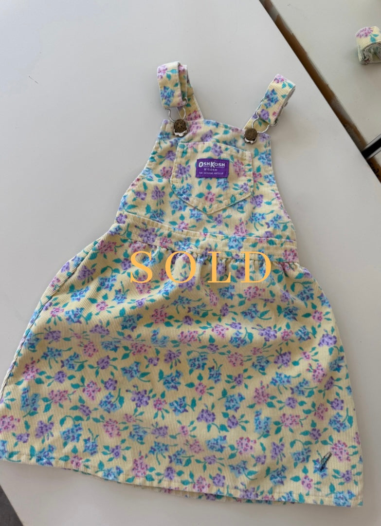 Oshkosh pinafore dress 5t (pre loved)