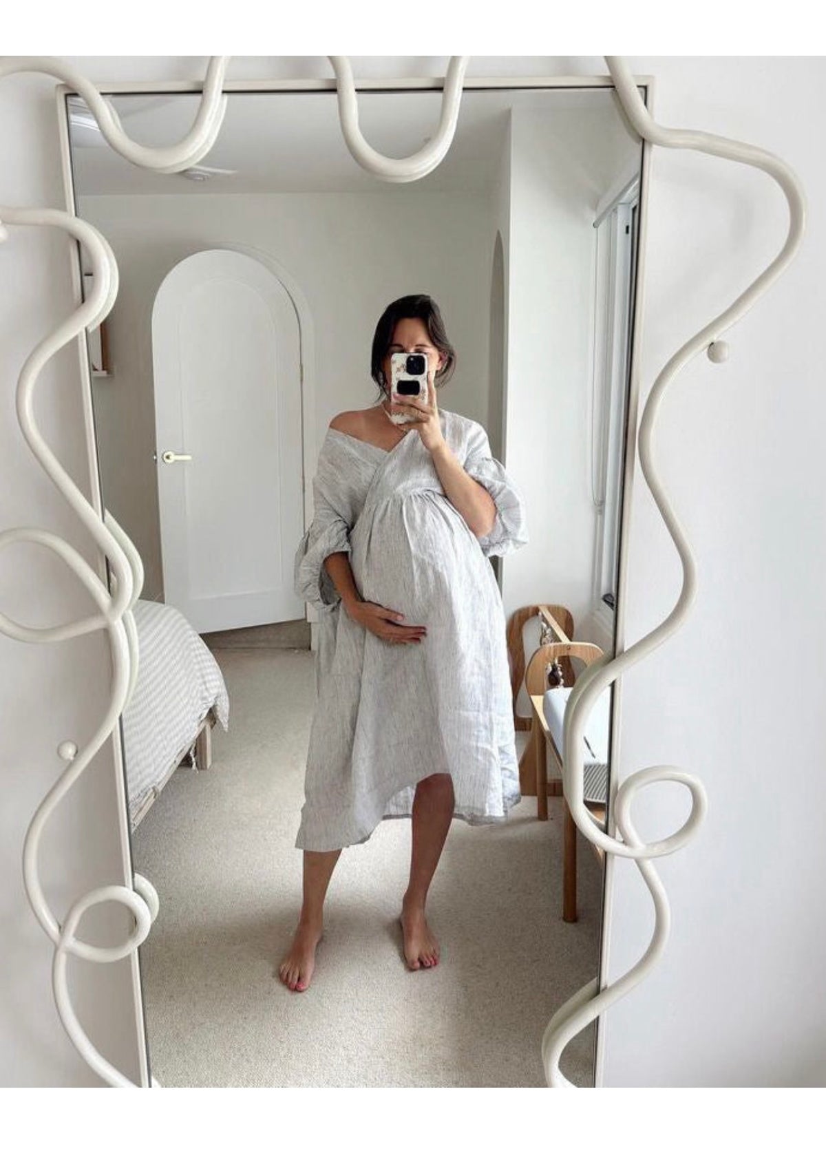 Harp dress midi