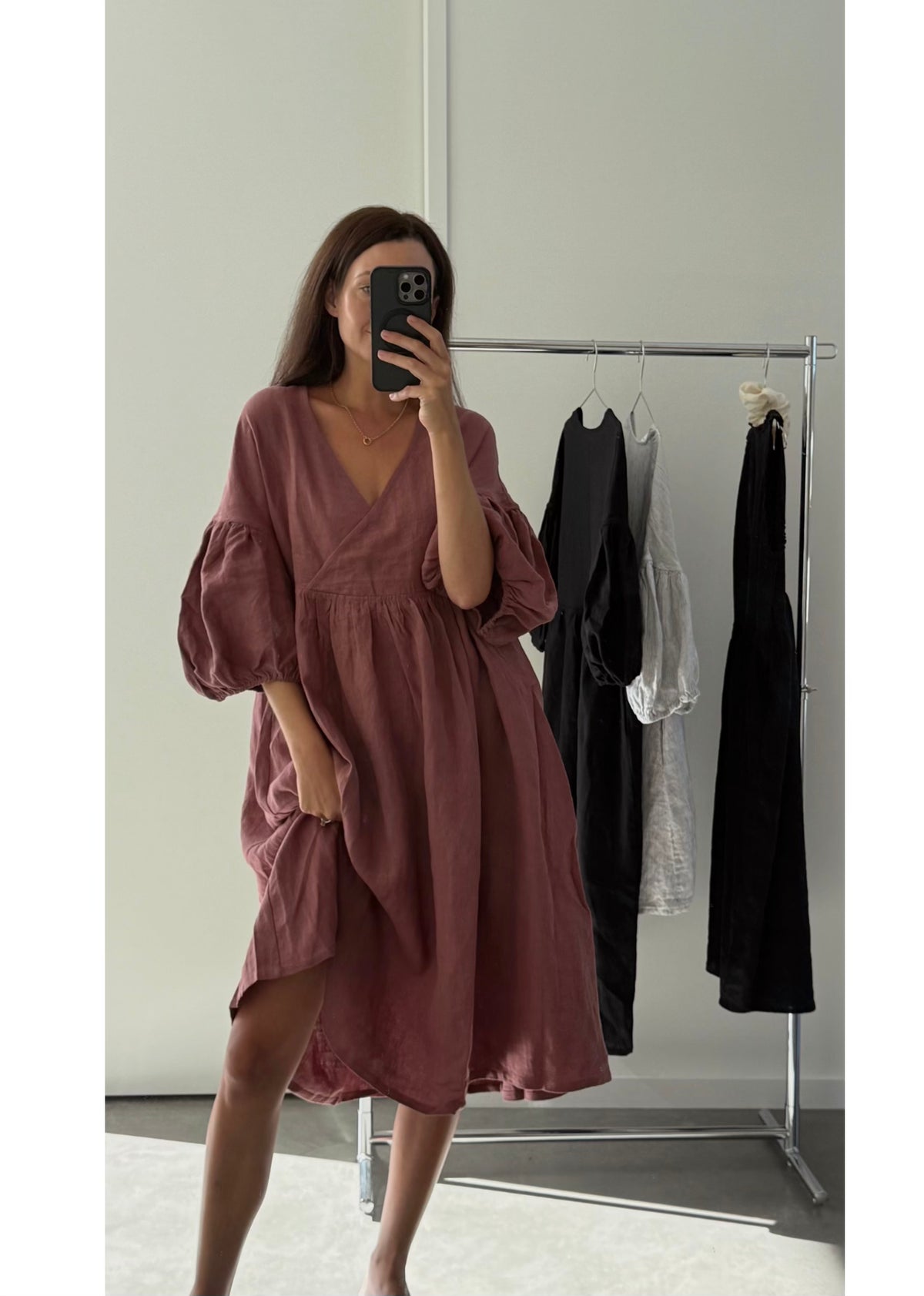 Harp dress midi