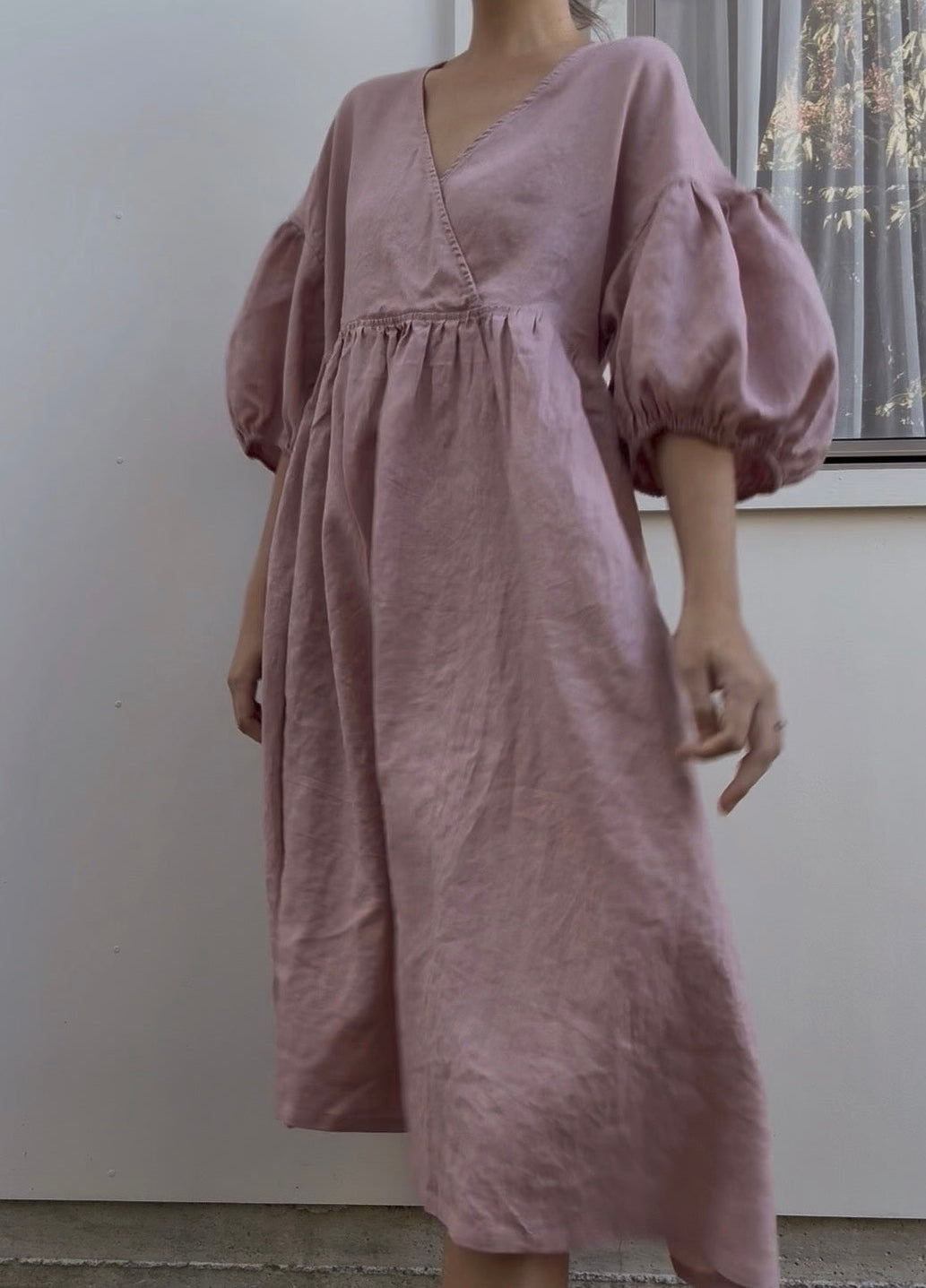 Harp dress midi