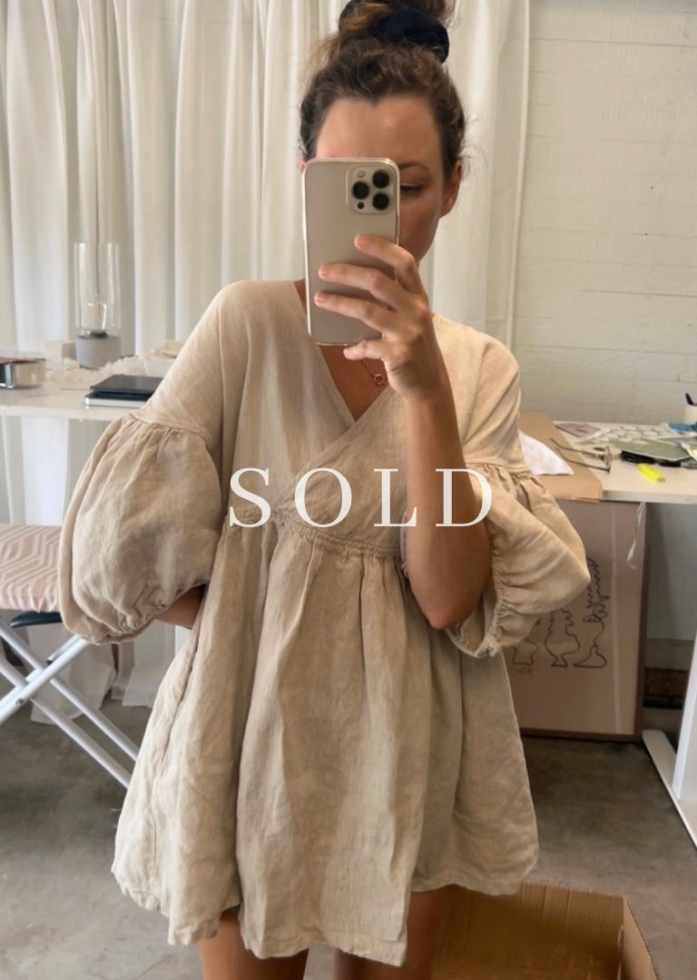 Harp dress in Chai size small (seconds)