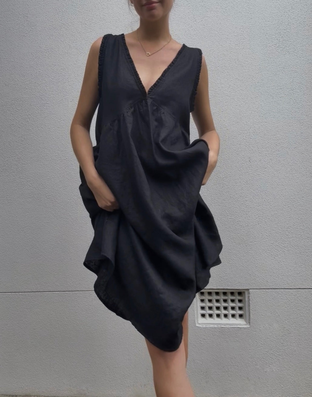 Caris Dress midi size Large (seconds)