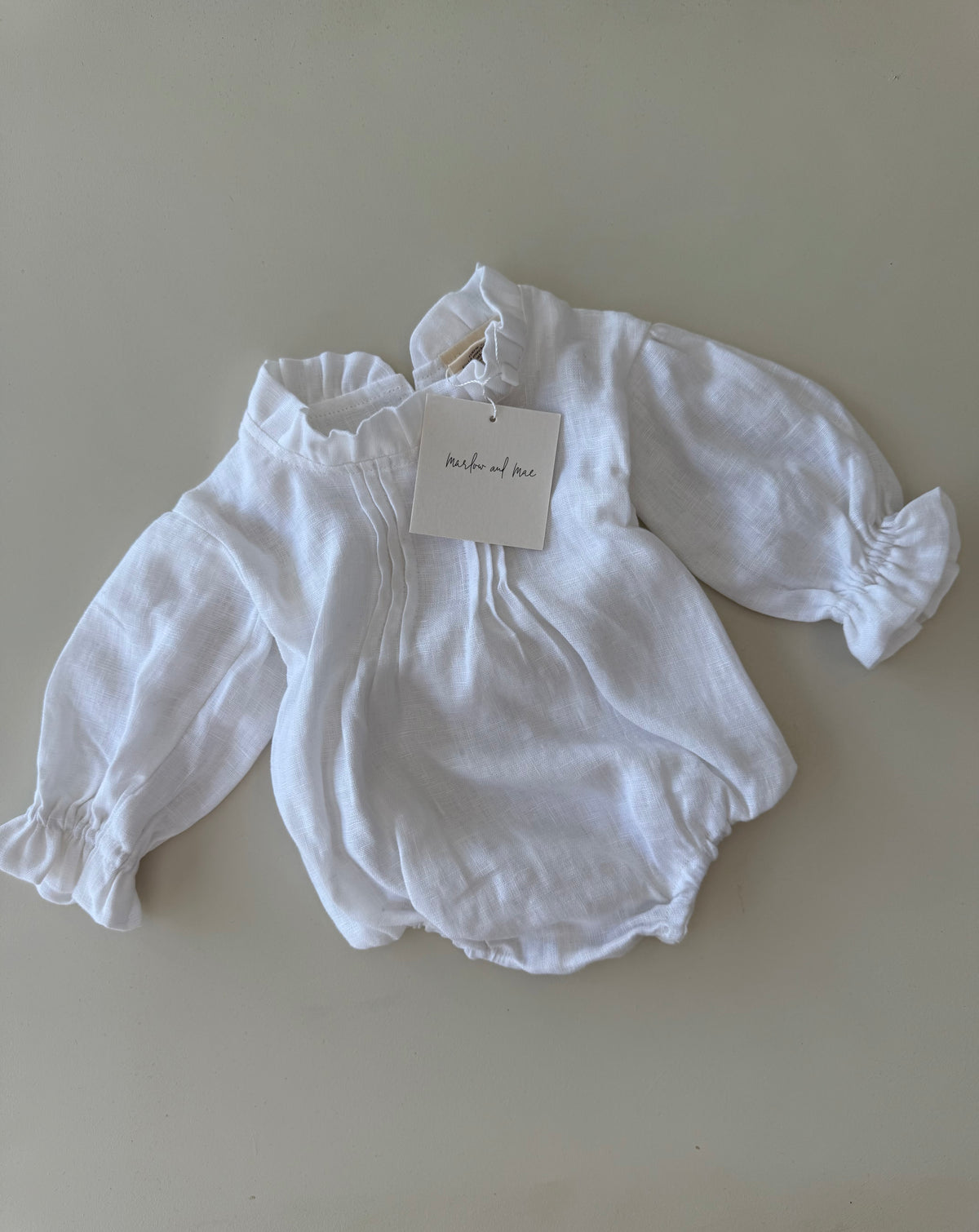 Jean romper size 0-3 months (seconds)