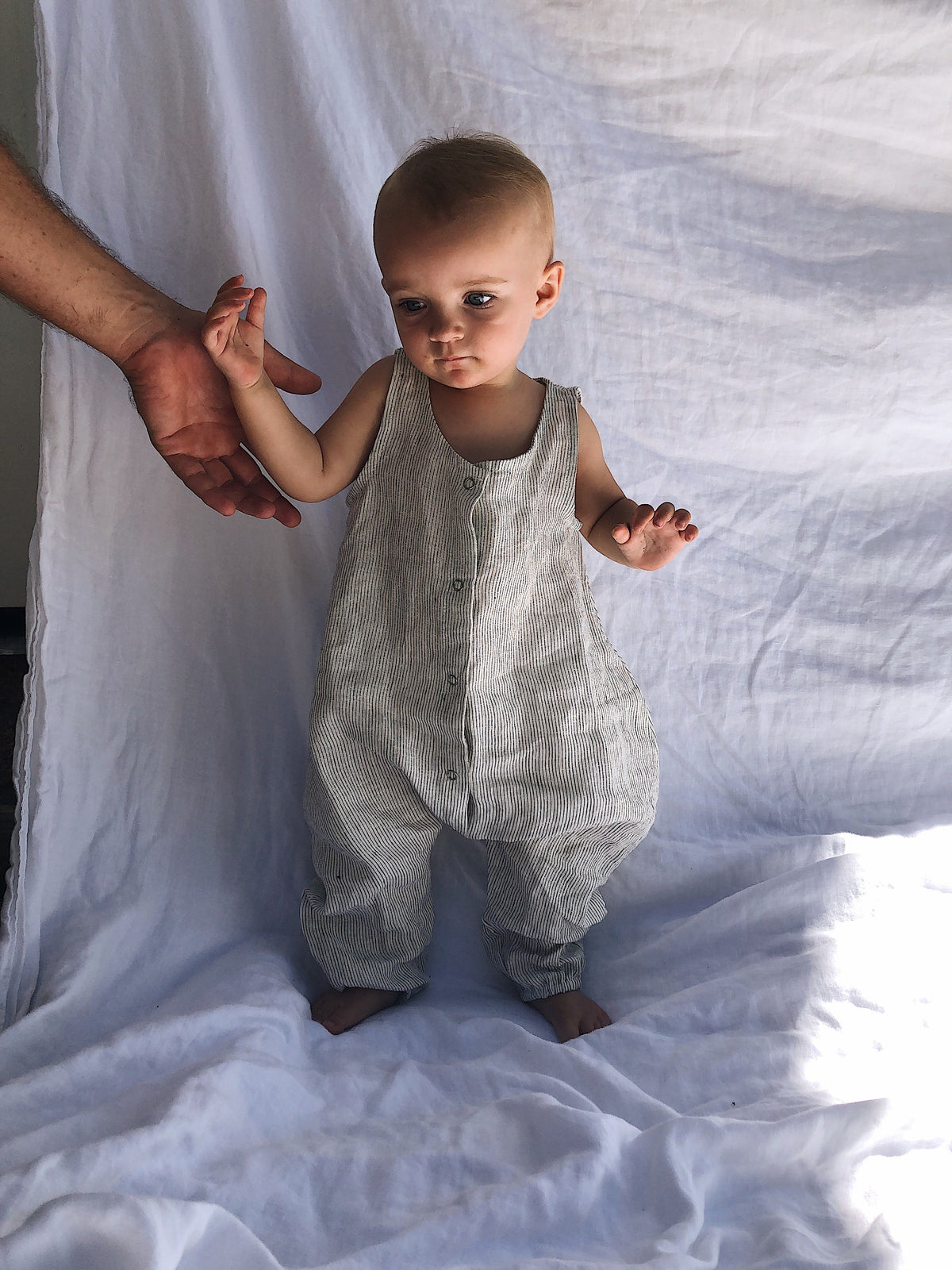 Marlow and Mae linen romper size 1 (pre loved)