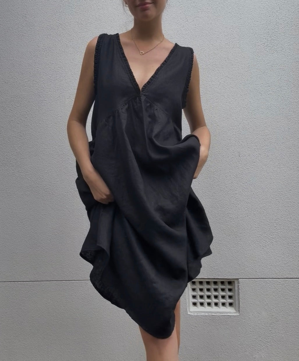 Caris Dress midi size Large (seconds)