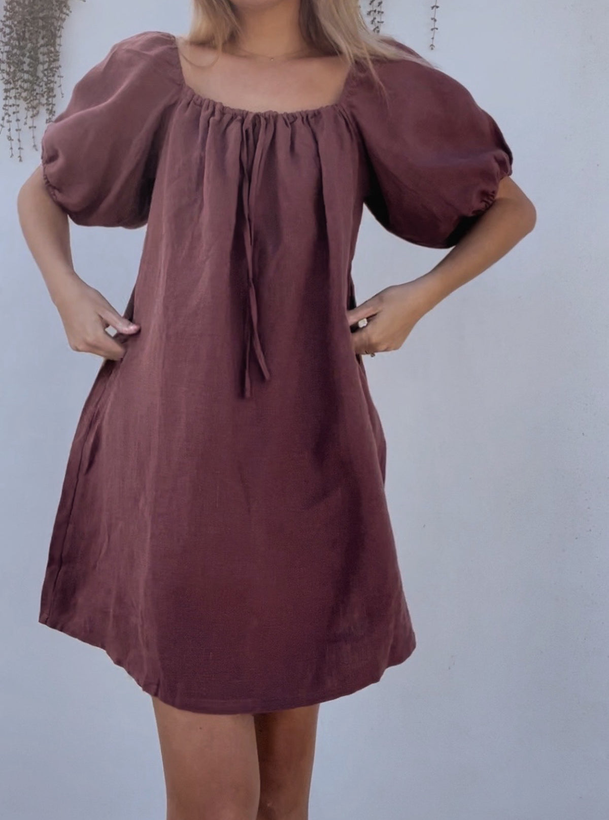 Grace dress in cherry size small (pre loved)