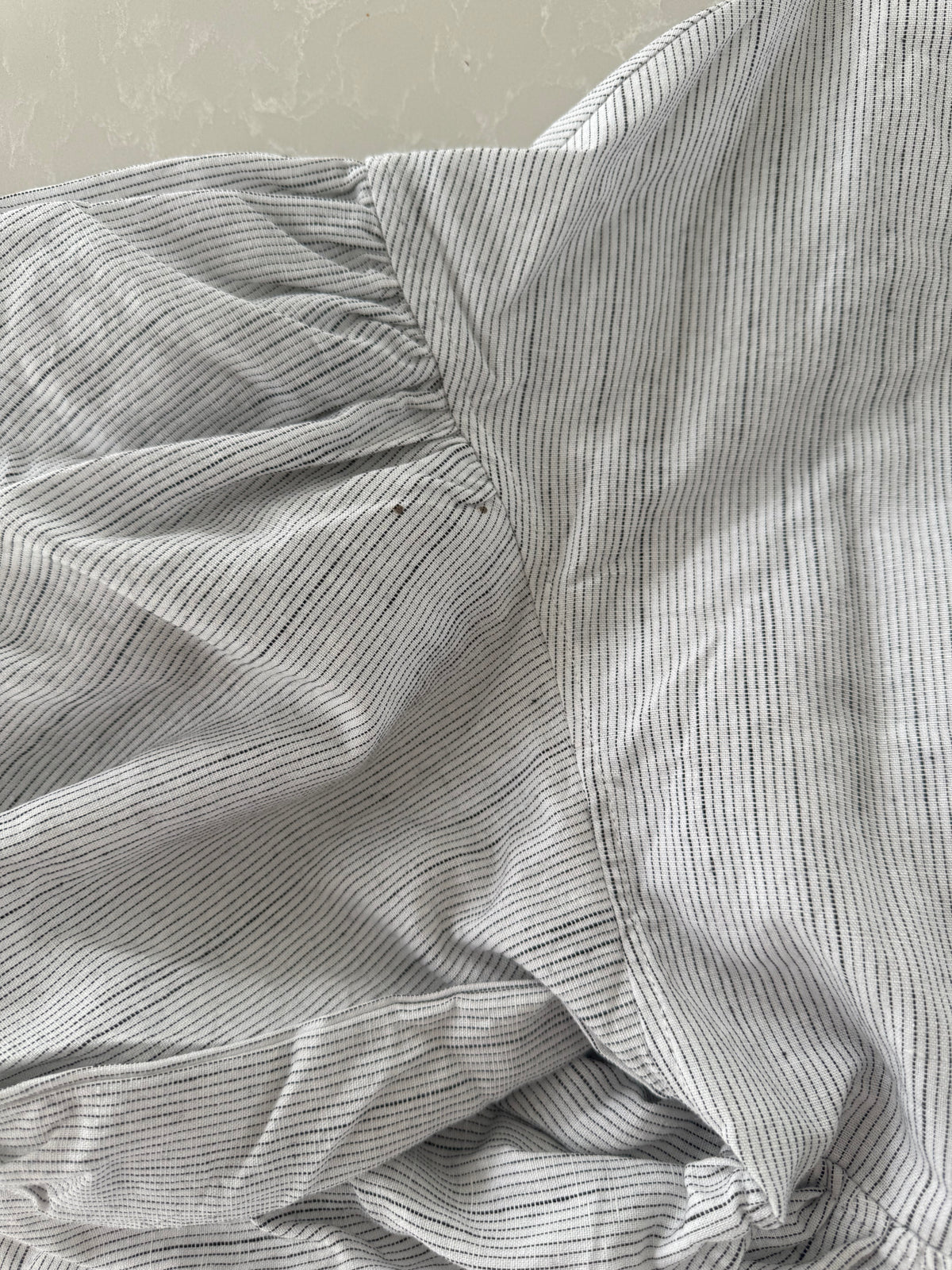 Harp dress beach stripe size Large (seconds)