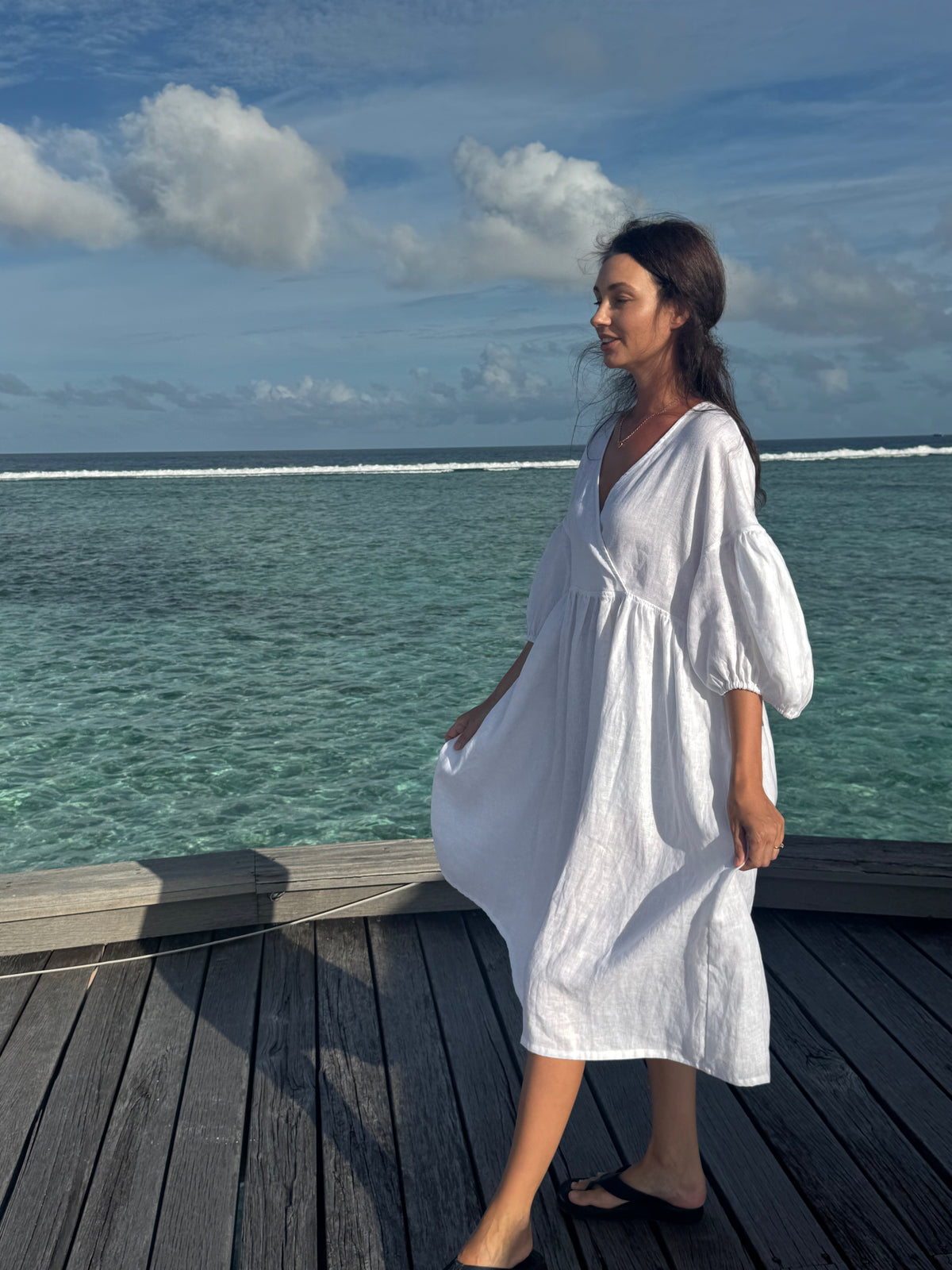 Harp dress midi