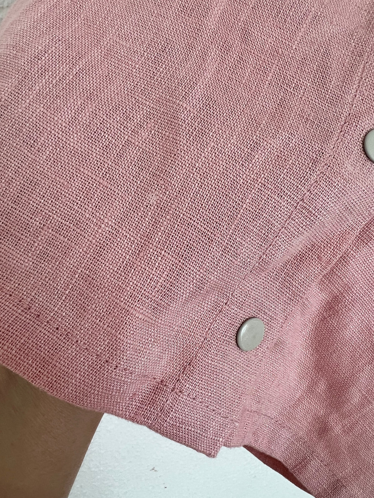 Linen singlet pink 3-6 months (seconds)