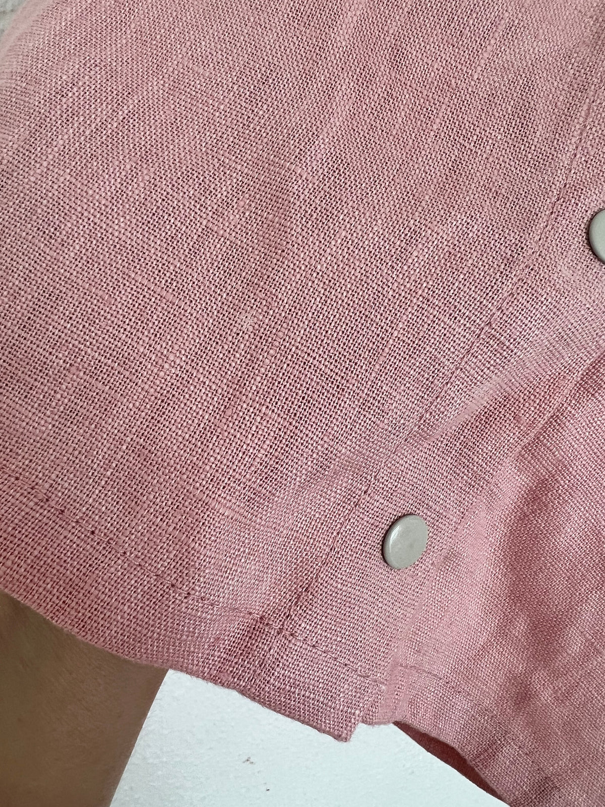 Linen singlet pink 3-6 months (seconds)