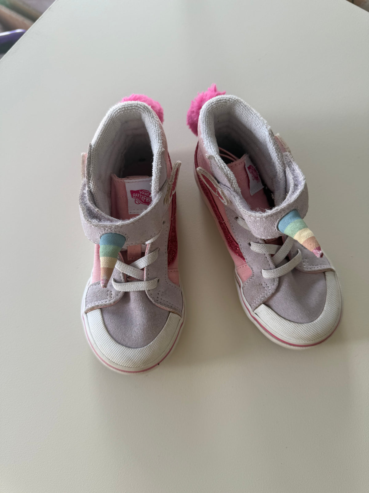 Unicorn vans size toddler US8