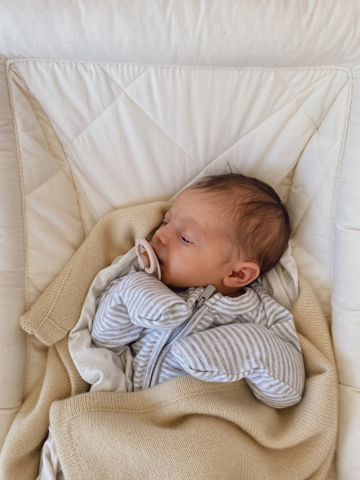 Heirloom baby blanket (100% cashmere) - Marlow and Mae