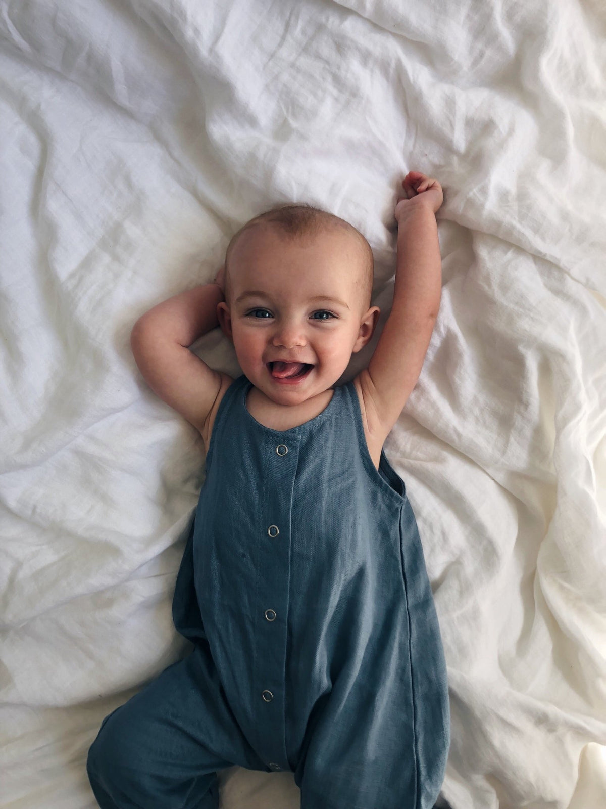 Linen Romper - Marlow and Mae