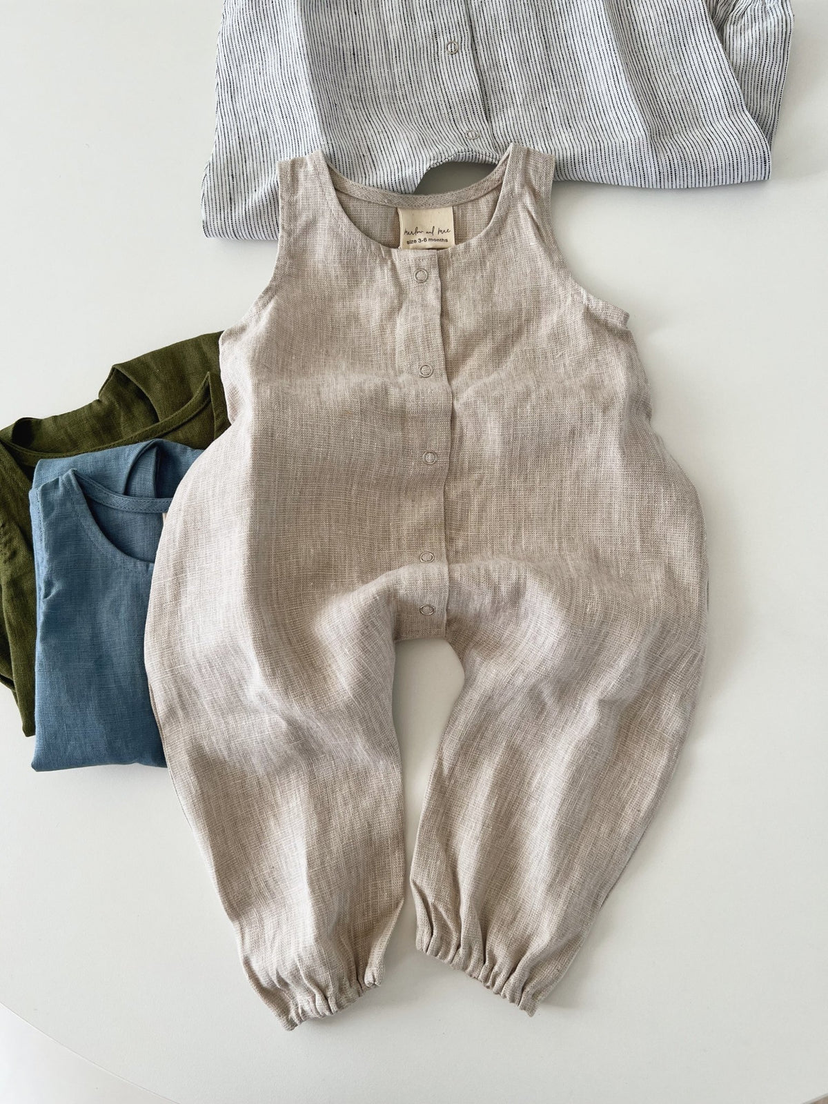 Linen Romper - Marlow and Mae