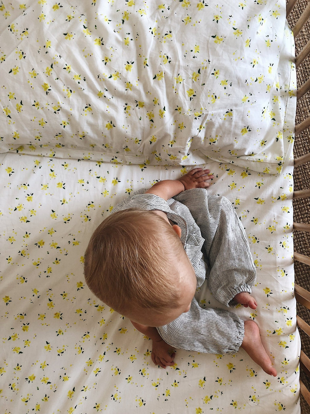 Organic Petal Fitted Cot Sheet - Marlow and Mae