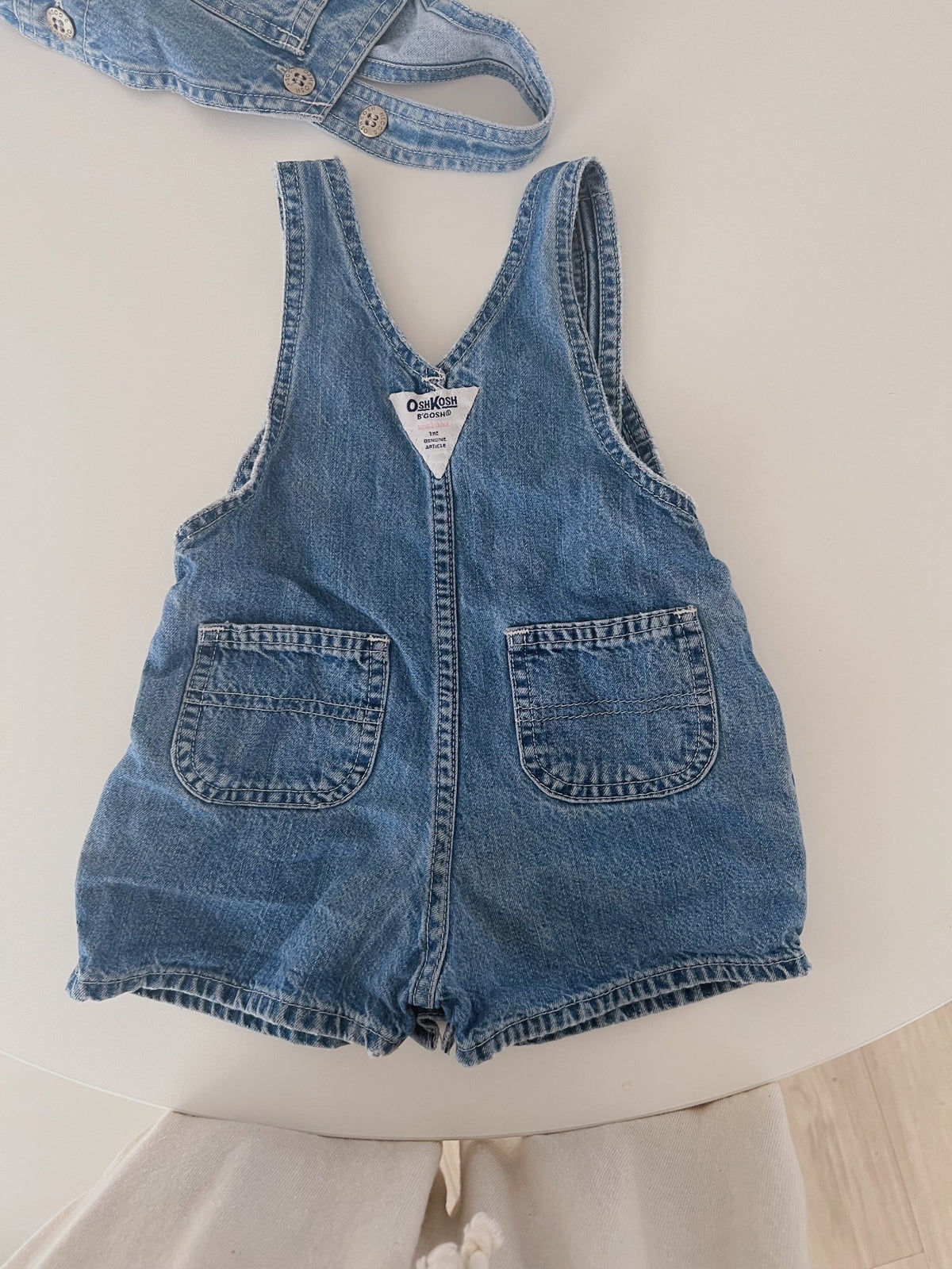 Oshkosh overall pre loved 12m+ - Marlow and Mae