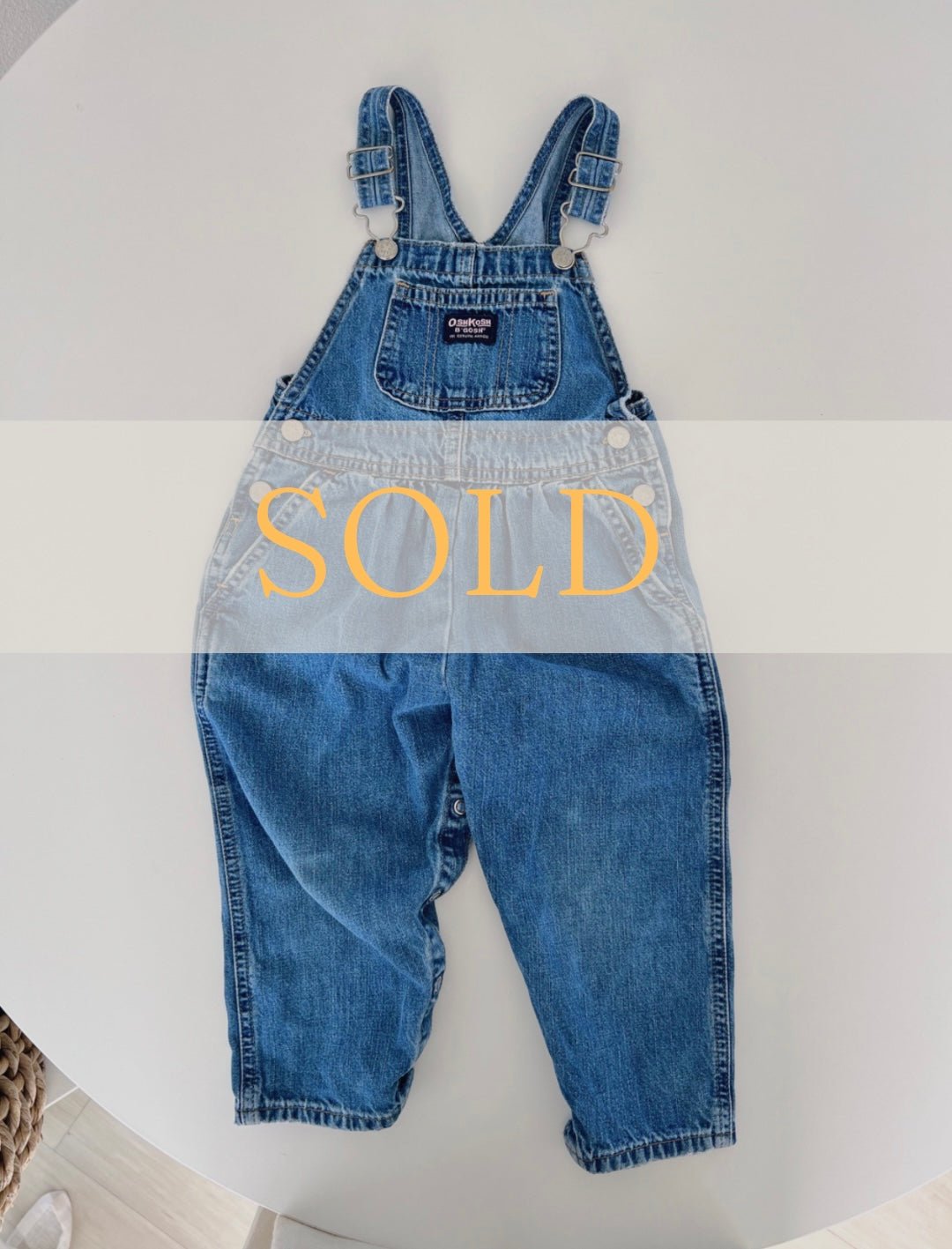 Oshkosh overall pre loved 3t - Marlow and Mae