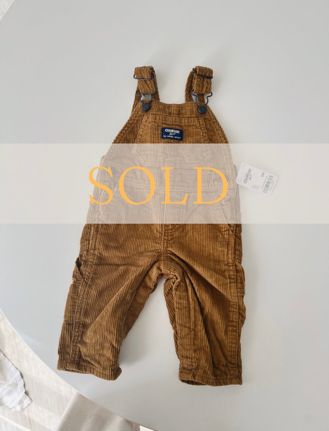 Oshkosh overall pre loved 6m+ - Marlow and Mae