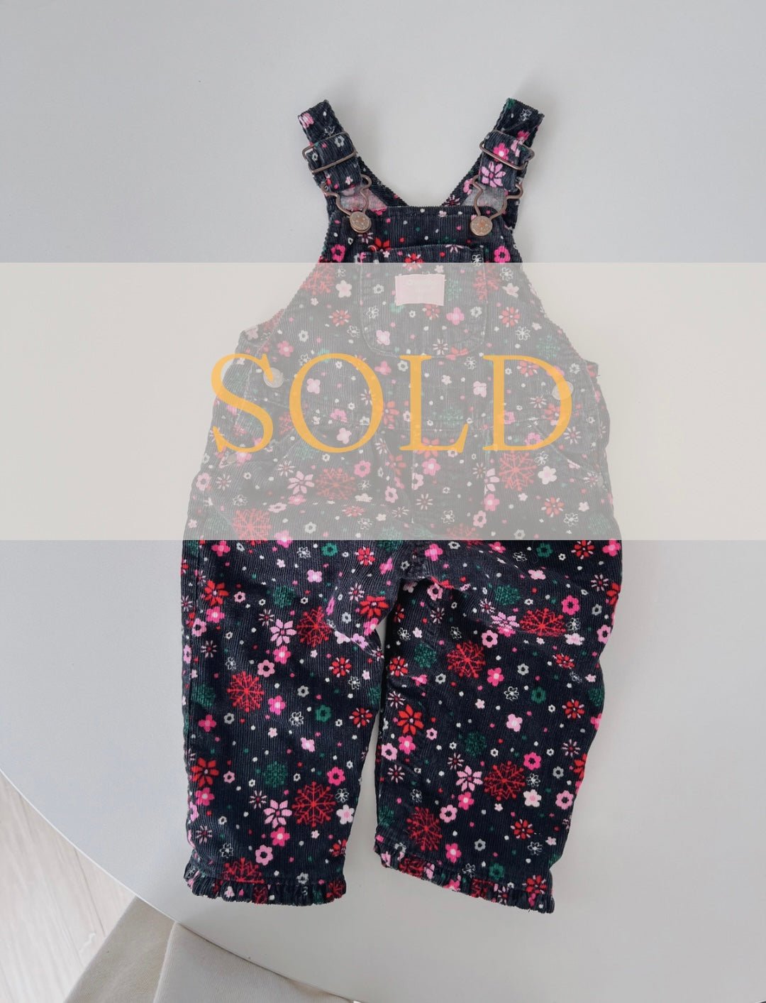 Oshkosh overall pre loved 9 months - Marlow and Mae