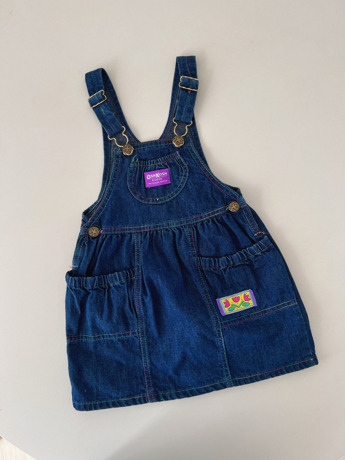 Oshkosh pinafore pre loved 4t - Marlow and Mae