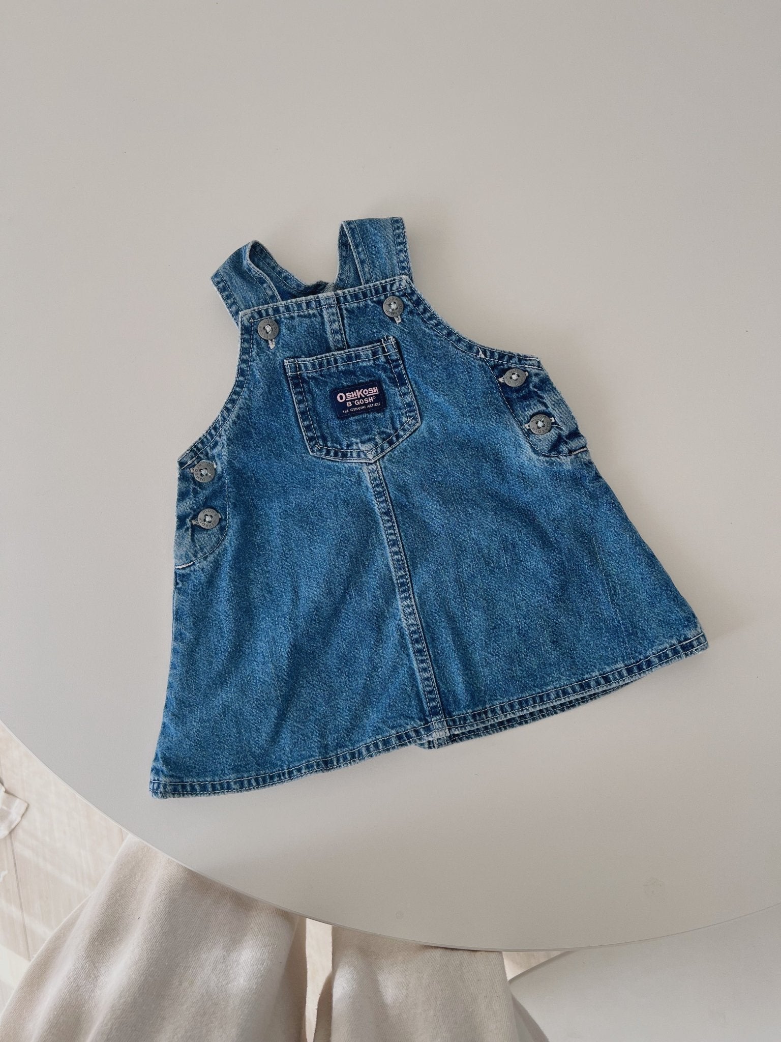 Oshkosh pre loved pinafore 12m - Marlow and Mae