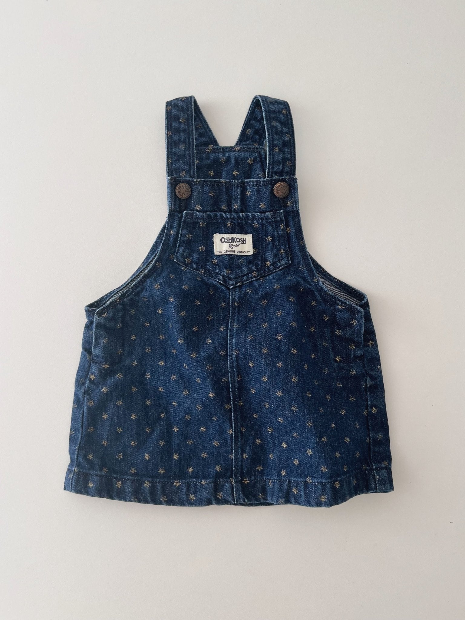 Oshkosh pre loved pinafore 12m - Marlow and Mae