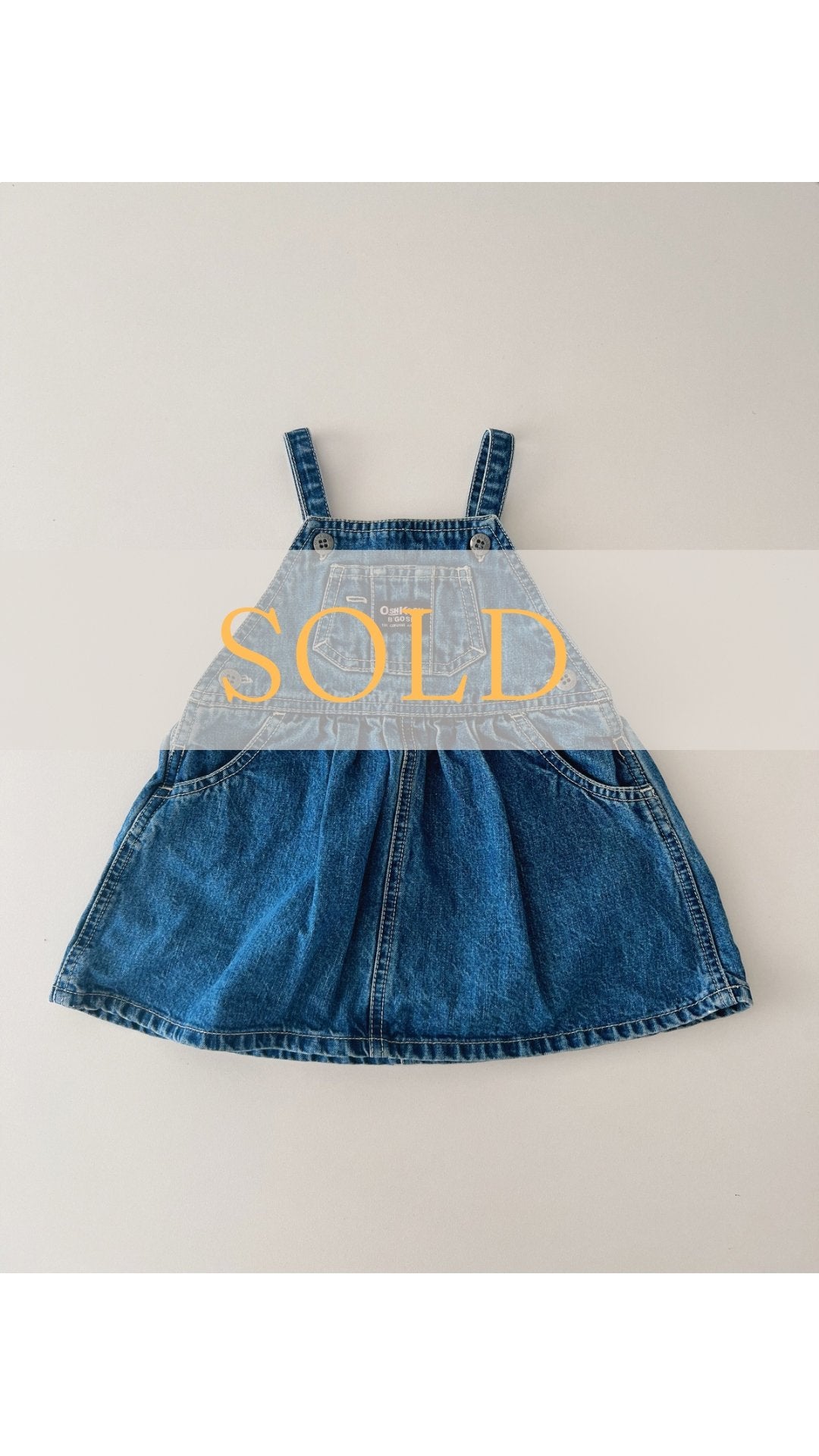 Oshkosh pre loved pinafore 18m - Marlow and Mae