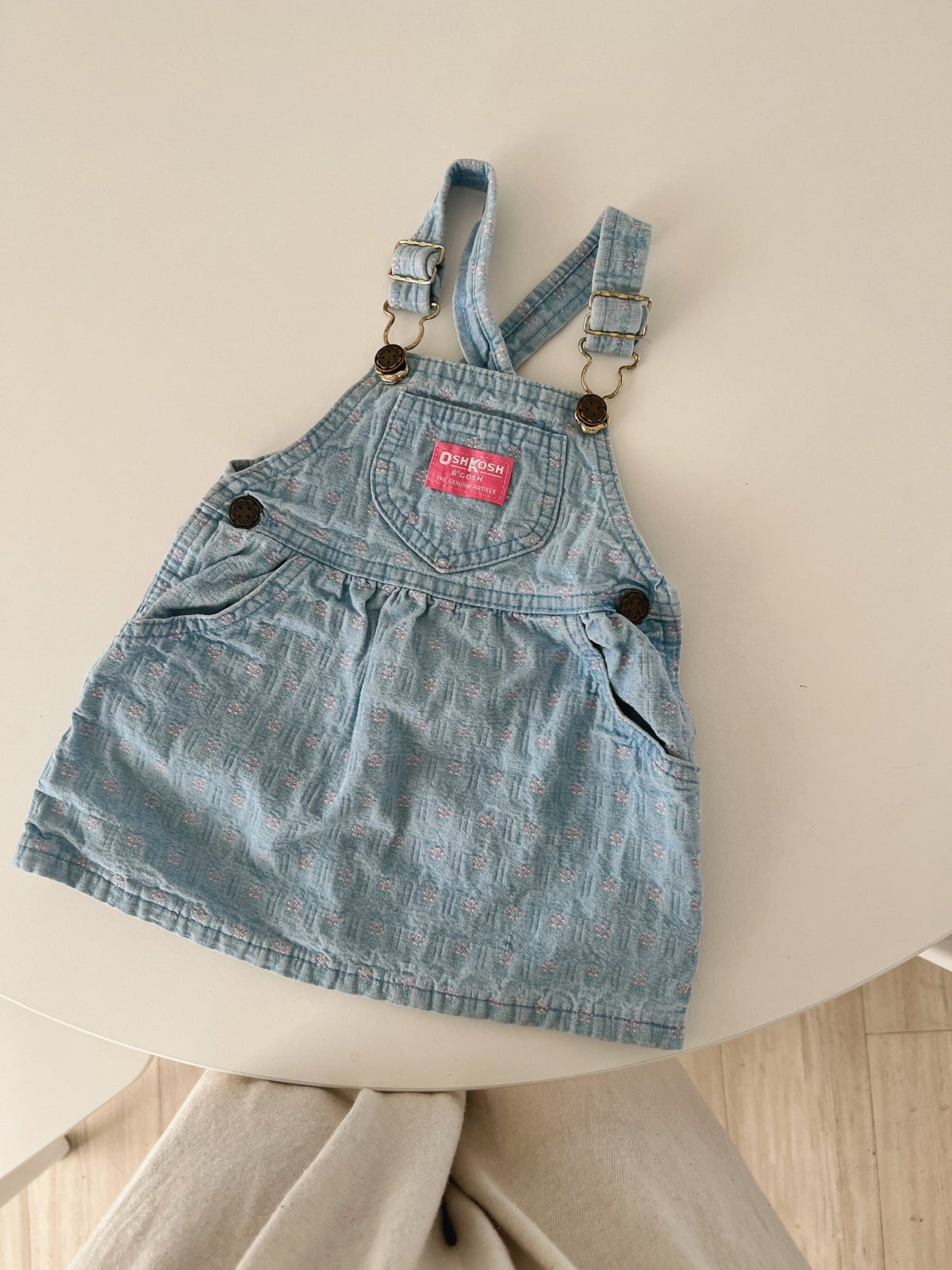 Oshkosh pre loved pinafore 18m - Marlow and Mae