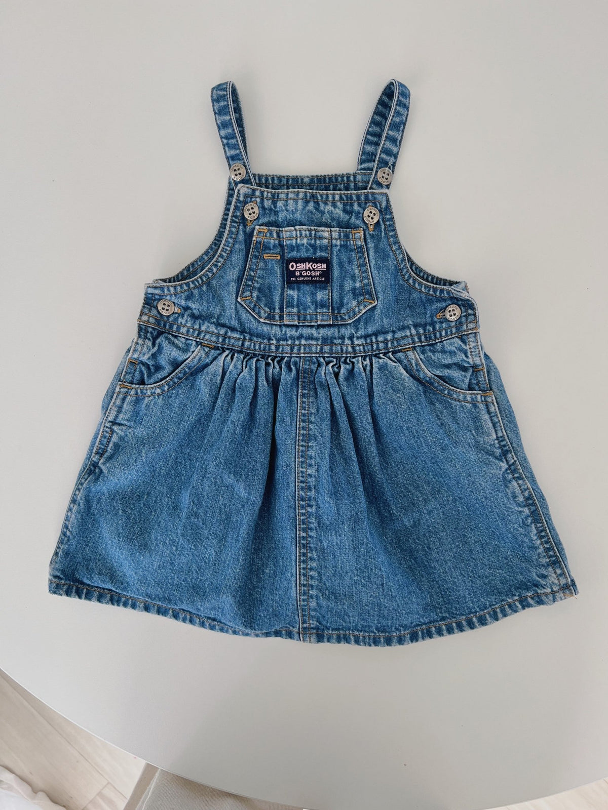 Oshkosh pre loved pinafore 18m - Marlow and Mae