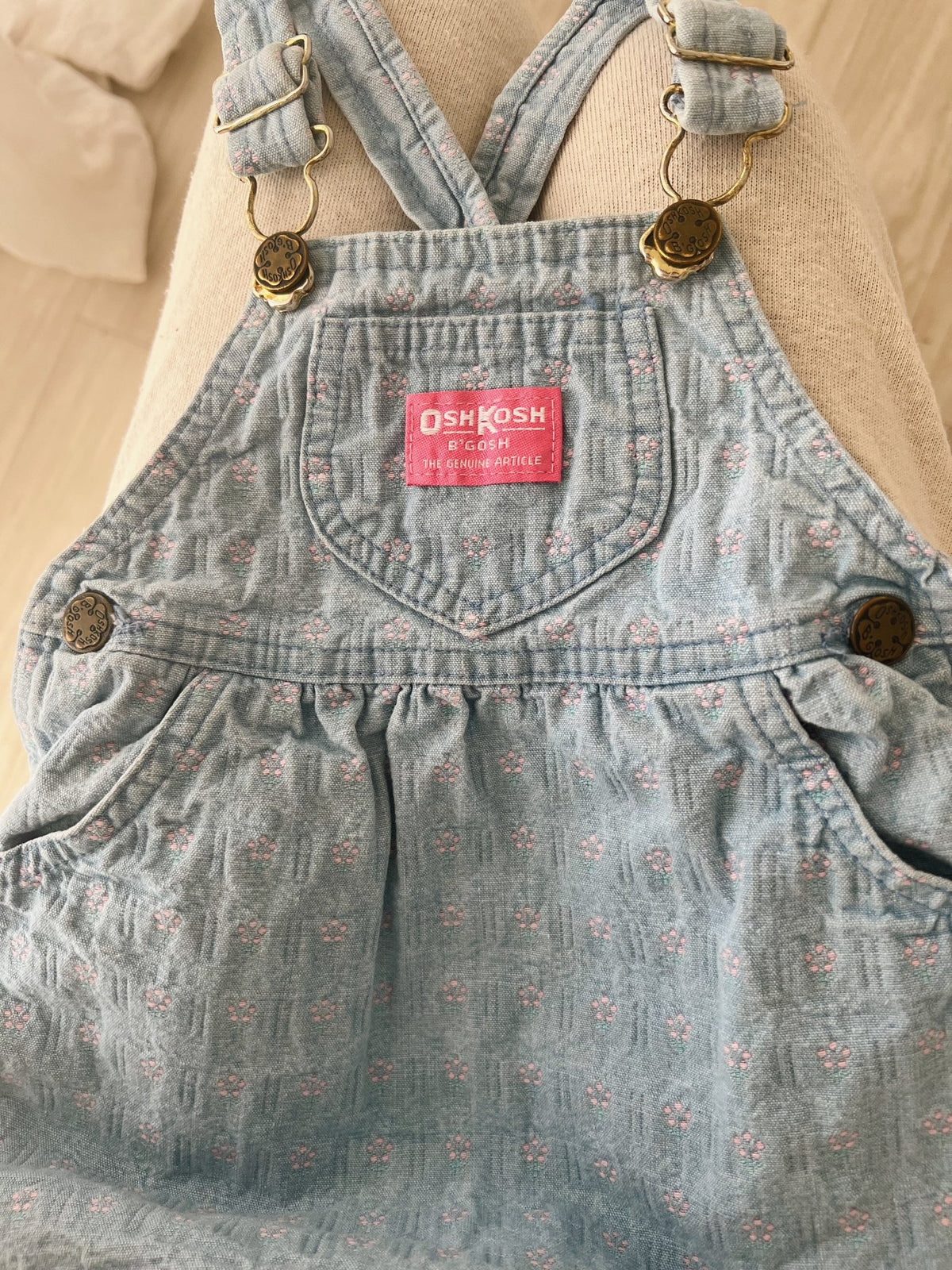 Oshkosh pre loved pinafore 18m - Marlow and Mae