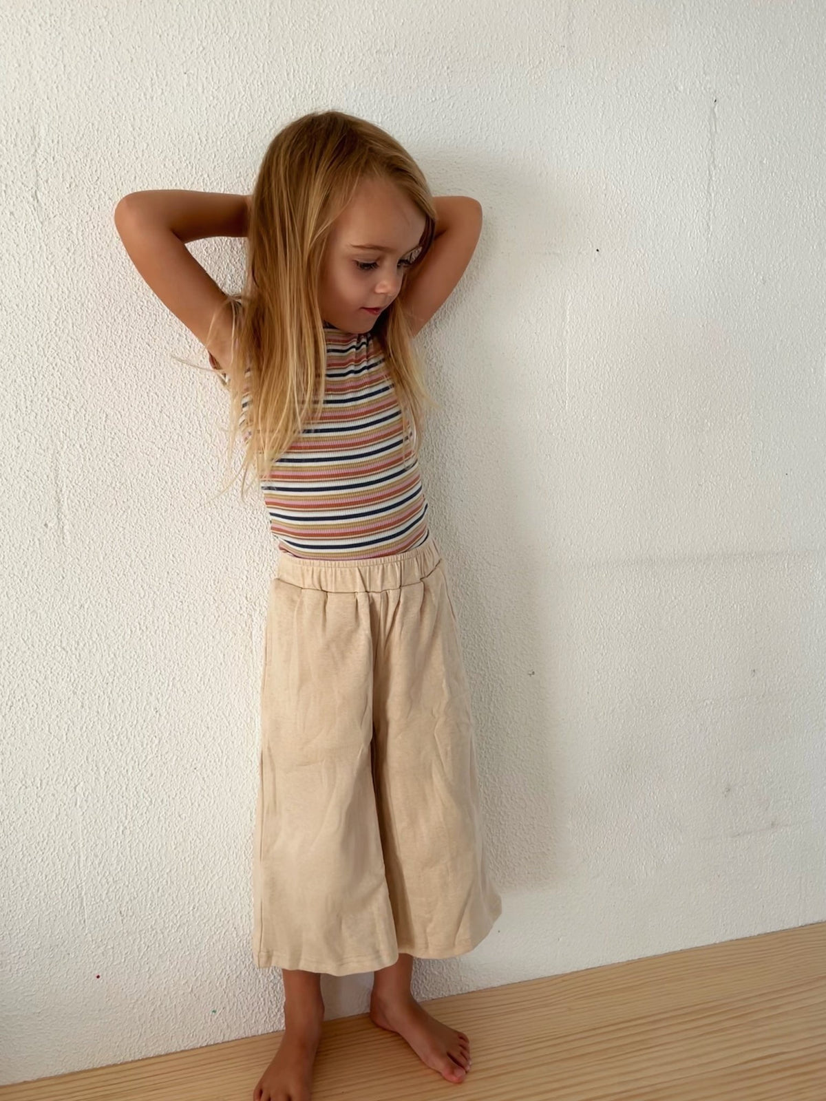 Undyed cotton lounge pants - Marlow and Mae